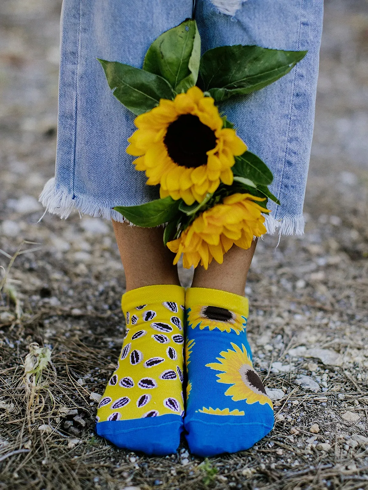 Шкарпетки Good Mood Dedoles Funny Colourful Sneaker Ladies Poppy Розмір (35-38, 39-42, 43-46) Бавовна Соняшник, фото №5