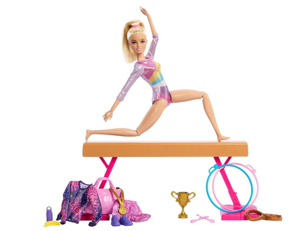 Barbie блондинка Барбі гімнастка з аксесуарами, фото №4
