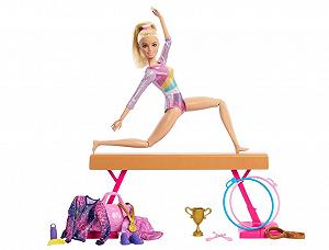 Лялька Barbie блондинка Барбі гімнастка з аксесуарами synthetic.ua - Фото 1