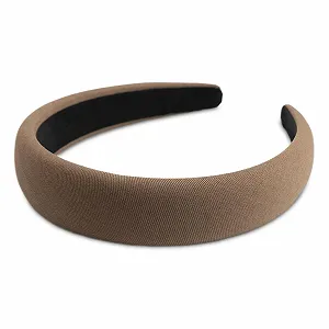 Обруч Тканинний обруч з підкладкою Коричневий - Фото 1