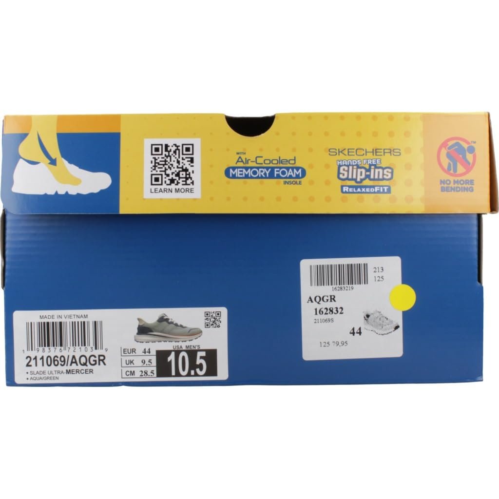 Кросівки Skechers Slip-Ins Slade Ultra Mercer Чоловічі, фото №8 Кросівки Skechers Slip-Ins Slade Ultra Mercer Чоловічі, фото №8