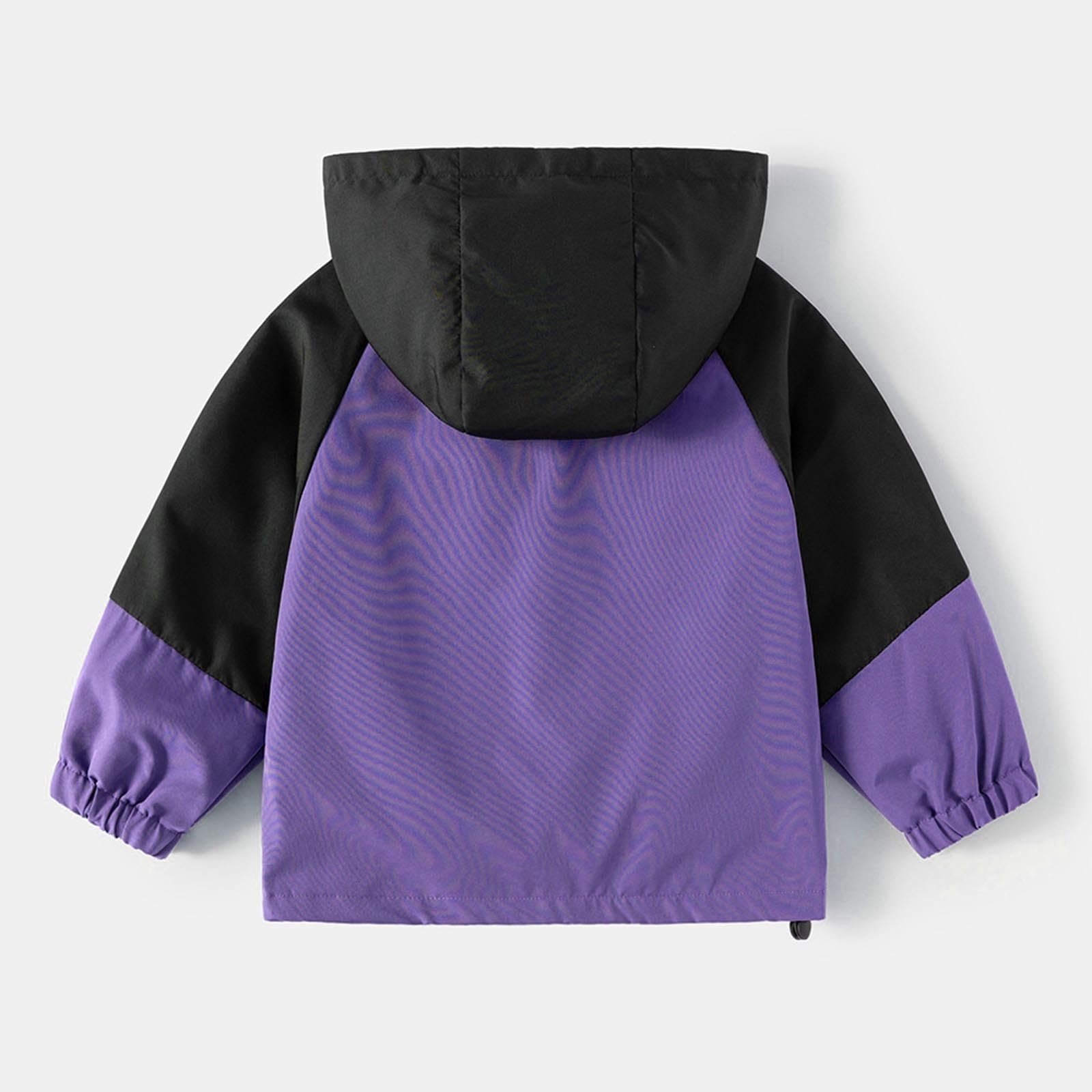 Куртка Generisch Детская штампованная с длинными рукавами на молнии с капюшоном для активного отдыха, топ для детей среднего и старшего возраста с карманами, повседневная куртка, удобное пальто свободного кроя, ветрозащитная куртка (2-12 лет), фото №3 Куртка Generisch Детская штампованная с длинными рукавами на молнии с капюшоном для активного отдыха, топ для детей среднего и старшего возраста с карманами, повседневная куртка, удобное пальто свободного кроя, ветрозащитная куртка (2-12 лет), фото №3