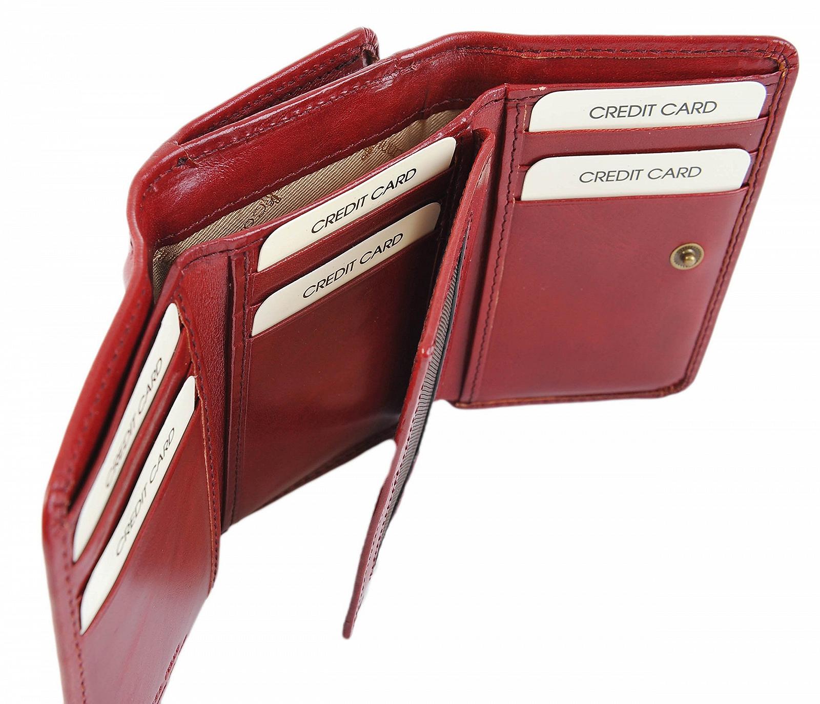Кошелек Gianni Conti Маленький Кожаный Женский Red, фото №4
