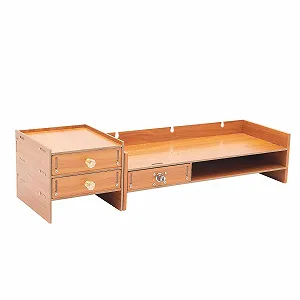 Подставка для монитора с функцией хранения Large Computer с ящиком 65.5 x 20 x 13.5 см - Фото 1