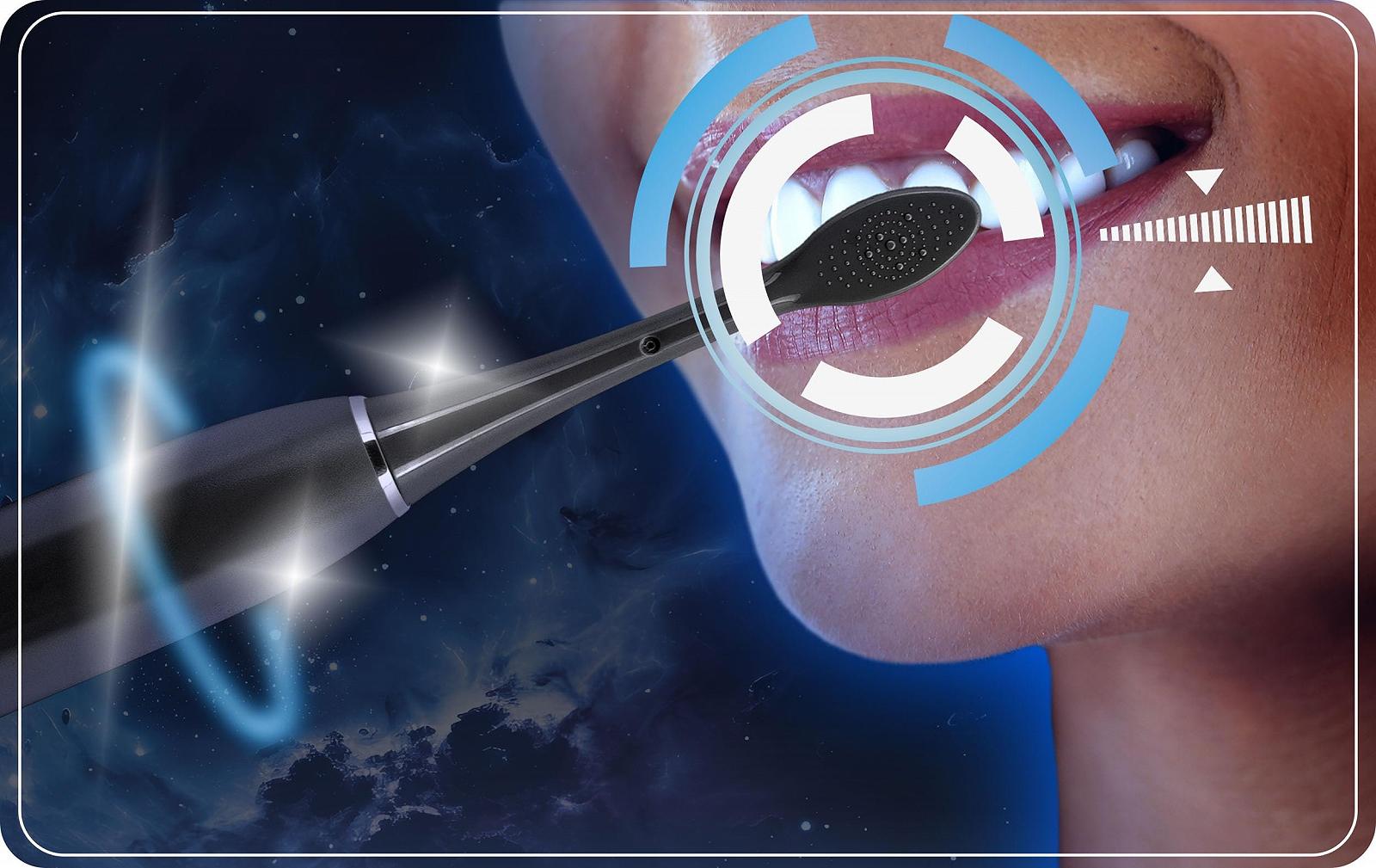 Електрична звукова зубна щітка Berdsen Twin Pack 6 режимів 3 рівні інтенсивності Black - Pink, фото №3