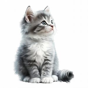 Наклейка на стіну GRAZDesign Cat Kitten 39 x 30 см synthetic.ua - Фото 1