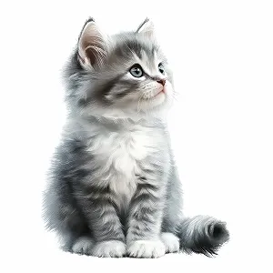 Наклейка на стіну GRAZDesign Cat Kitten 39 x 30 см synthetic.ua - Фото 1