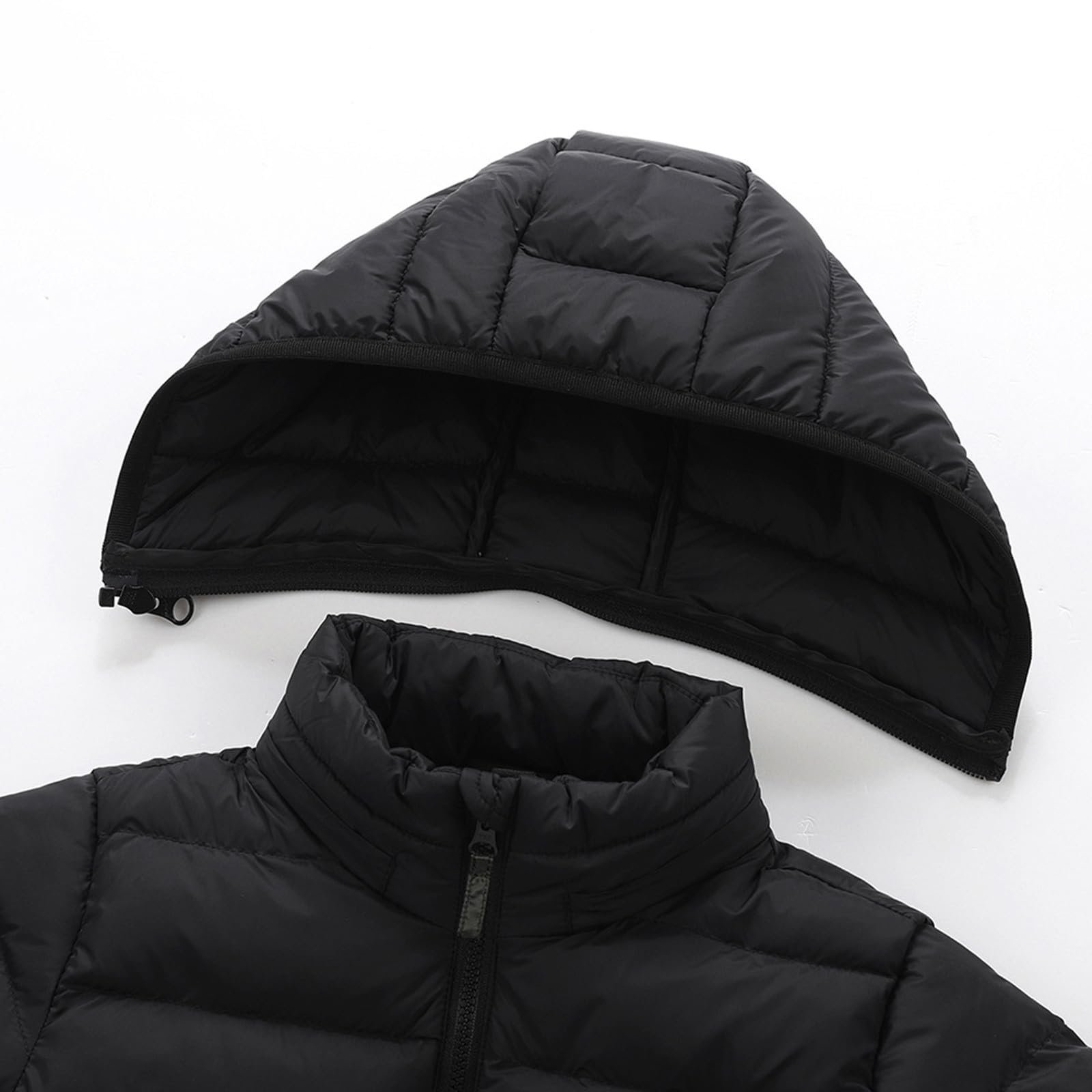 Детская куртка с электроподогревом Wyongtao, стеганая, с капюшоном, с длинными рукавами, USB, 3 уровня температуры, теплая, фото №3 Детская куртка с электроподогревом Wyongtao, стеганая, с капюшоном, с длинными рукавами, USB, 3 уровня температуры, теплая, фото №3