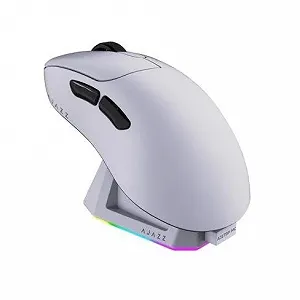 Мышка Ajazz AJ179P MC Charging Dock Wireless/Bluetooth/USB White (AJ179P-MC-W) - Фото 1