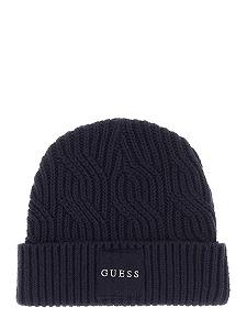 Кепка Guess Jeanskappe з бавовни з вишитим логотипом - Синій, One Size - Фото 1