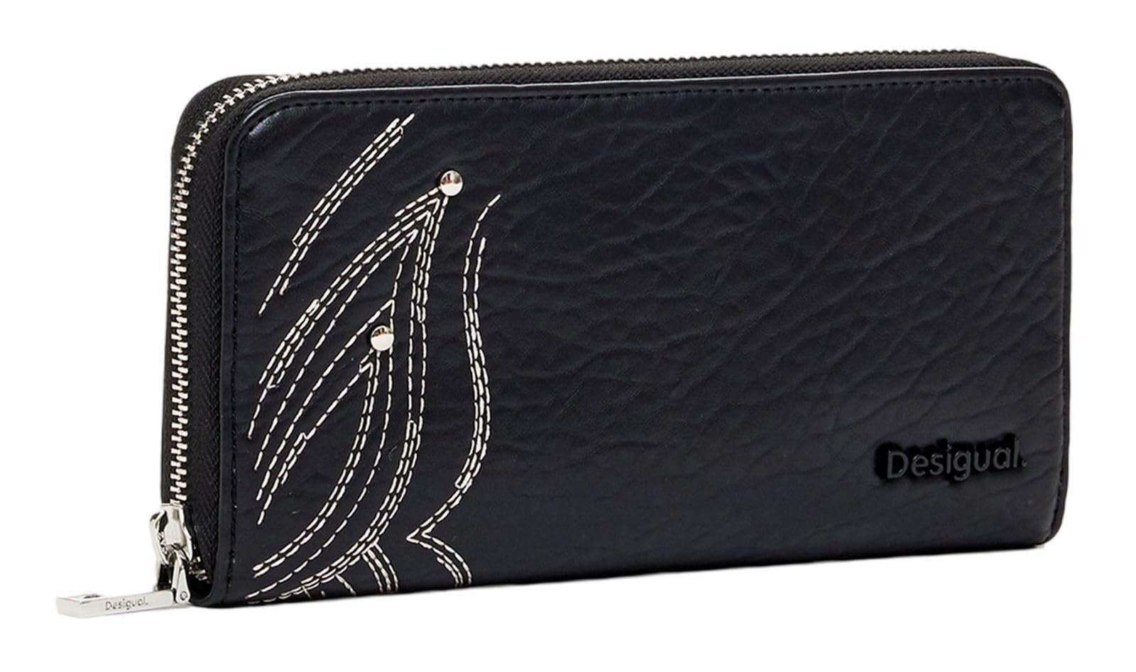 Гаманець Desigual Жіночий 25SAYP09 Bi-Fold, Чорний, фото №3