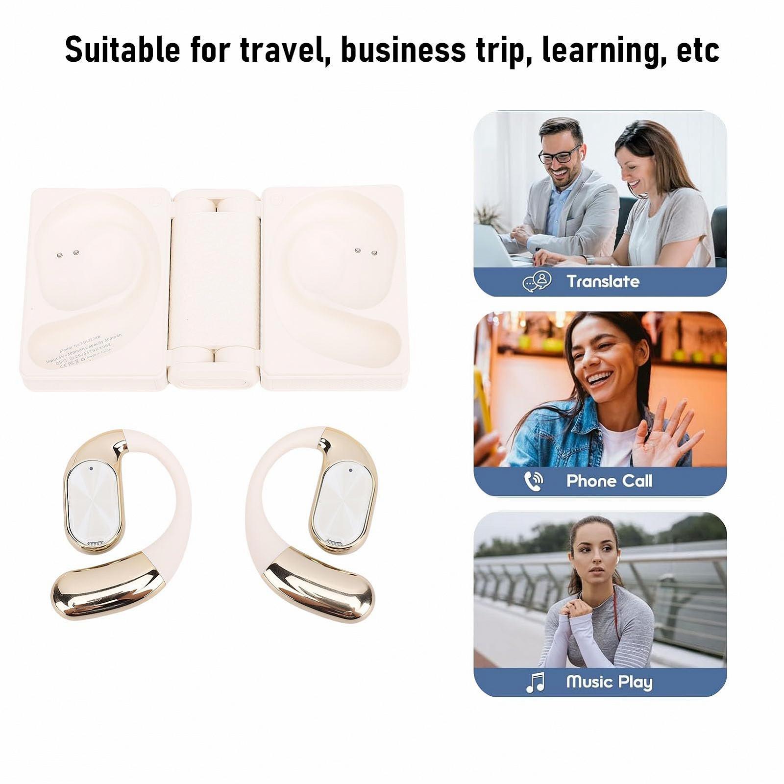 Наушники для перевода Syrisora AI в реальном времени, белый, фото №3 Наушники для перевода Syrisora AI в реальном времени, белый, фото №3