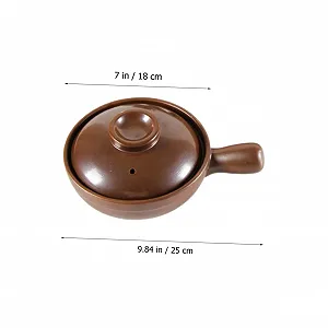 Кастрюля керамическая с крышкой и антипригарным покрытием термостойкая synthetic.ua - Фото 1