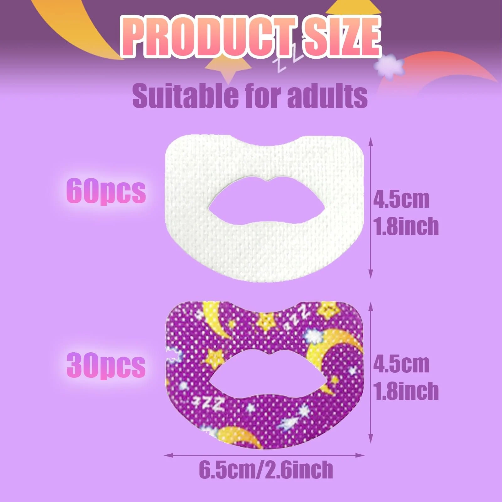 Пластирі від хропіння, 90 шт, фото №2 Пластирі від хропіння, 90 шт, фото №2