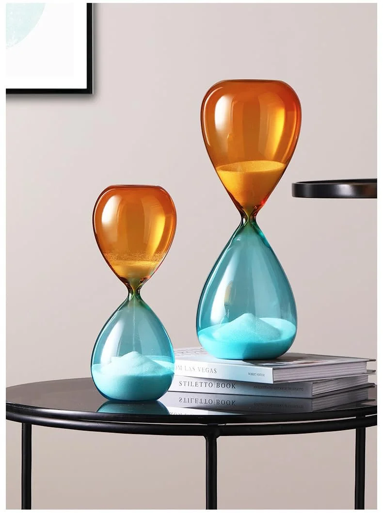 Пісочний годинник декоративний 10 хвилин Yellow/Blue, фото №4