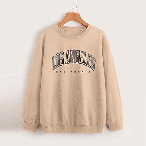 Женский свитшот Лос-Анджелес Калифорния однотонный synthetic.ua - Фото 1