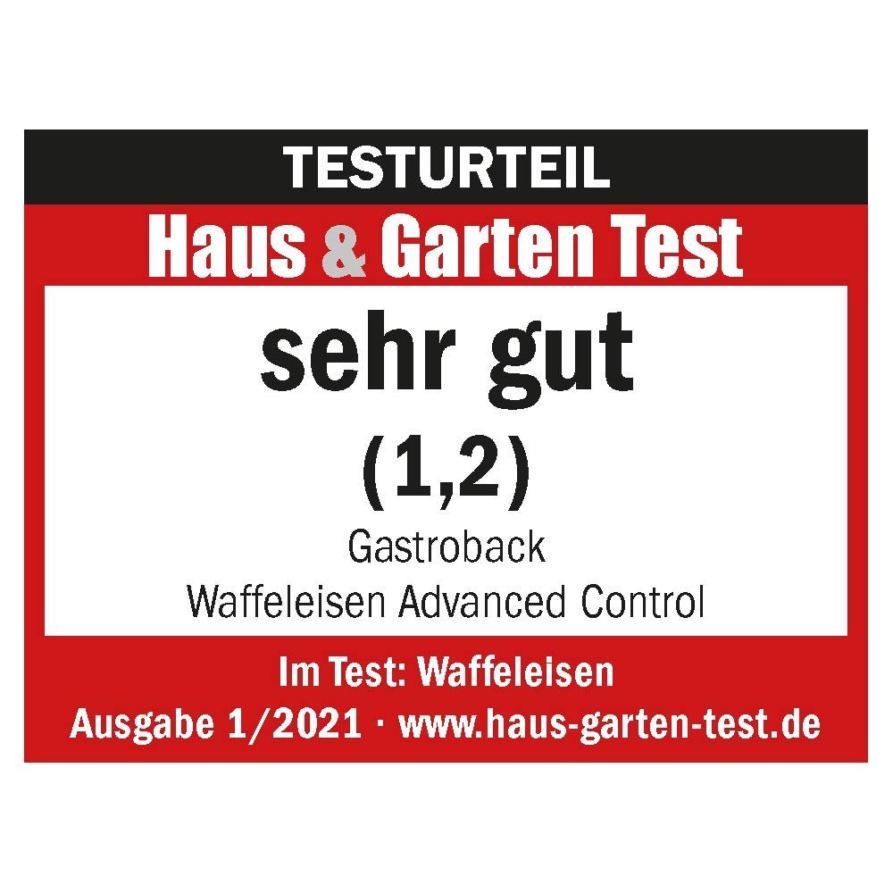 Вафельниця GASTROBACK Advanced Control 42424, 5 програм, 7 рівнів підсмажування, управління через РК-дисплей, 1600 Вт, нержавіюча сталь, сріблястий, фото №7