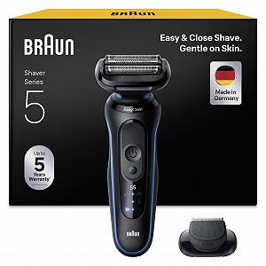 Электробритва Braun Series 5 52-B1200si 50 мин автономной работы с прецизионным триммером Синий - Фото 1