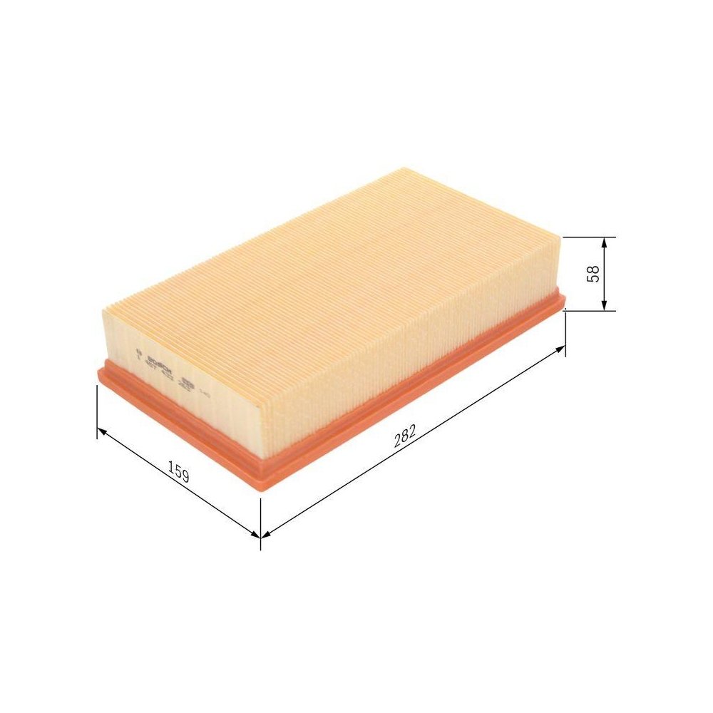 Воздушный фильтр BOSCH 1 457 433 263 для GMC SAAB SCANIA, фото №1