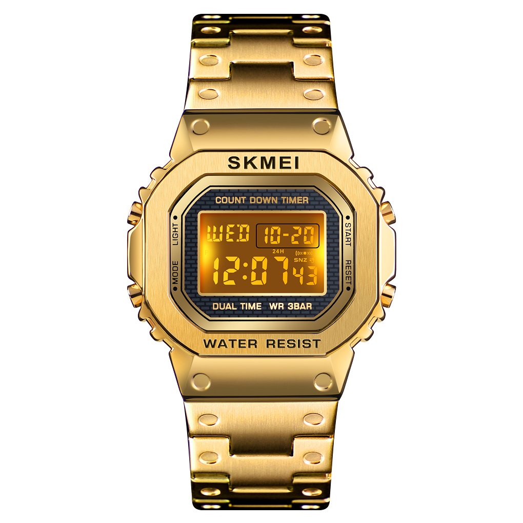 Годинник Skmei 1456GD Gold, фото №2