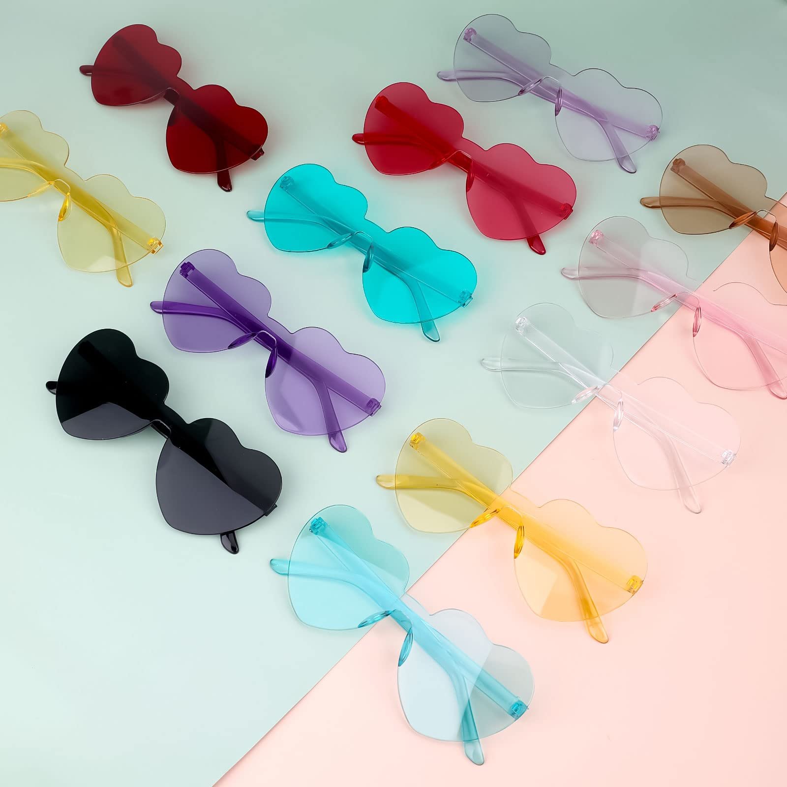 Солнцезащитные очки в форме сердца KINBOM, 12 цветов, фото №3 Солнцезащитные очки в форме сердца KINBOM, 12 цветов, фото №3