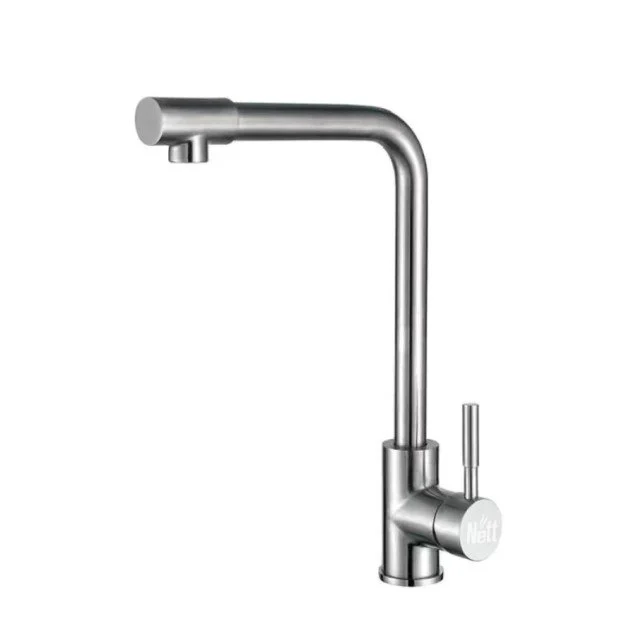 Кухонний змішувач із нержавіючої сталі на 1 воду Nett WS-33, фото №1