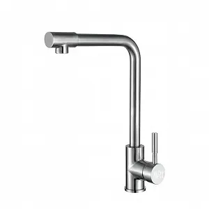 Кухонный смеситель из нержавеющей стали на 1 воду Nett WS-33 - Фото 1