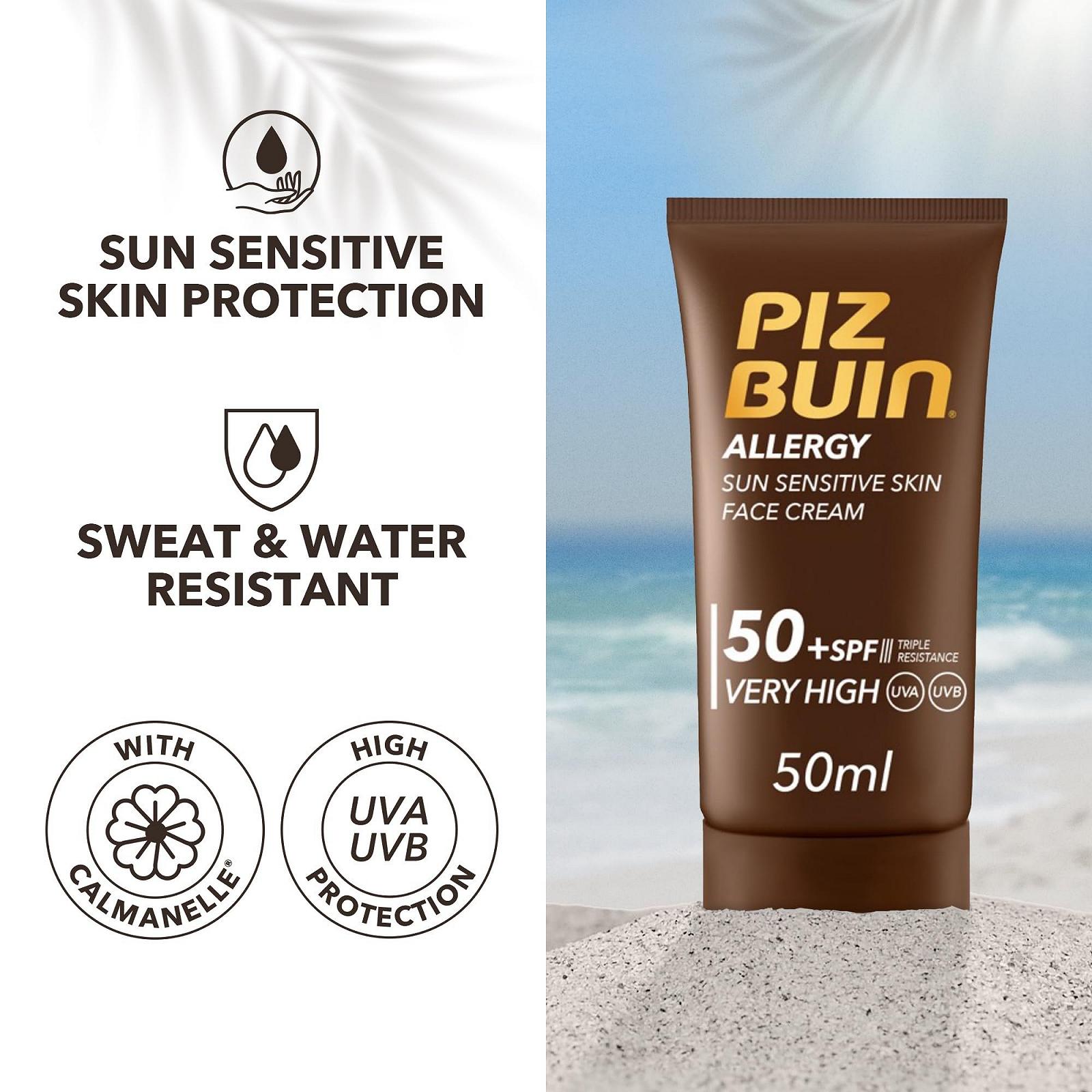 Крем для обличчя Piz Buin Allergy SPF50, фото №2