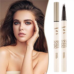 Карандаш для бровей 3D 4-зубчатый 2024 Secret Black Grey synthetic.ua - Фото 1