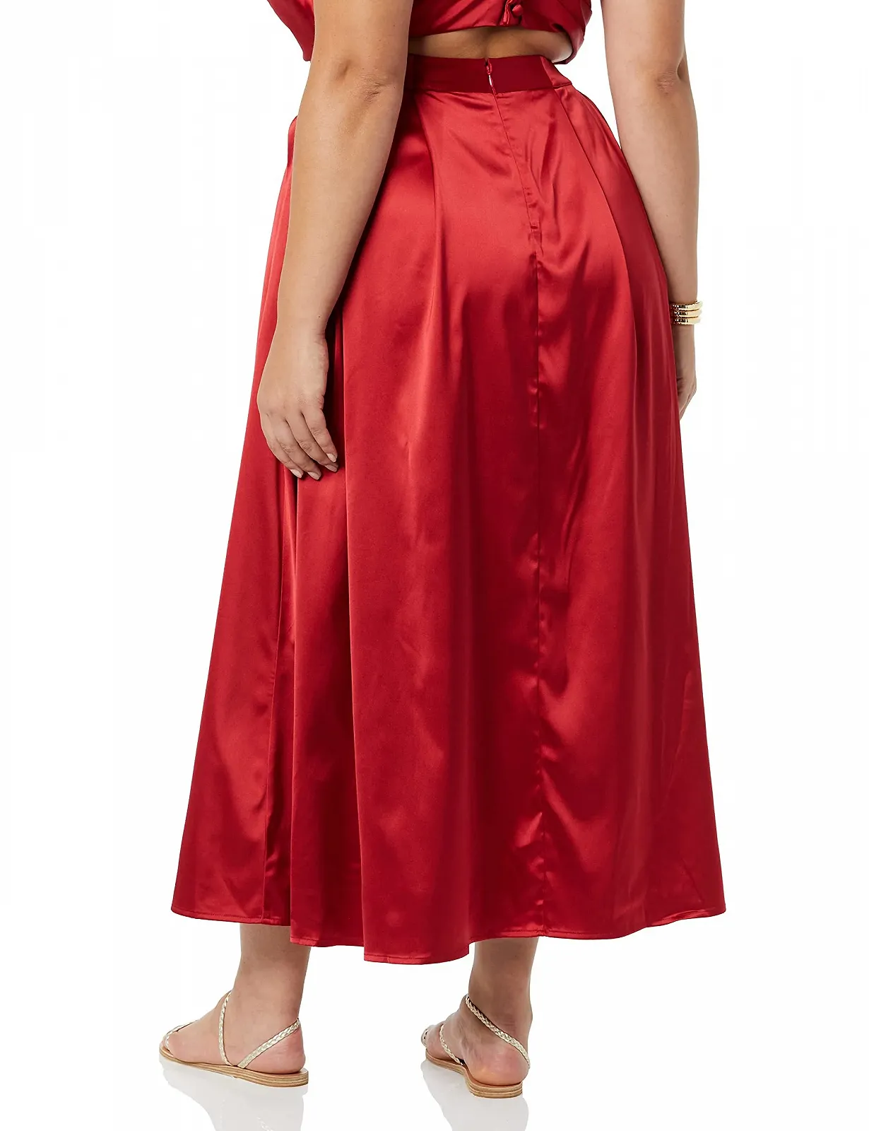 Спідниця максі MAKING THE CUT з драпіруванням та асиметрією, фото №2