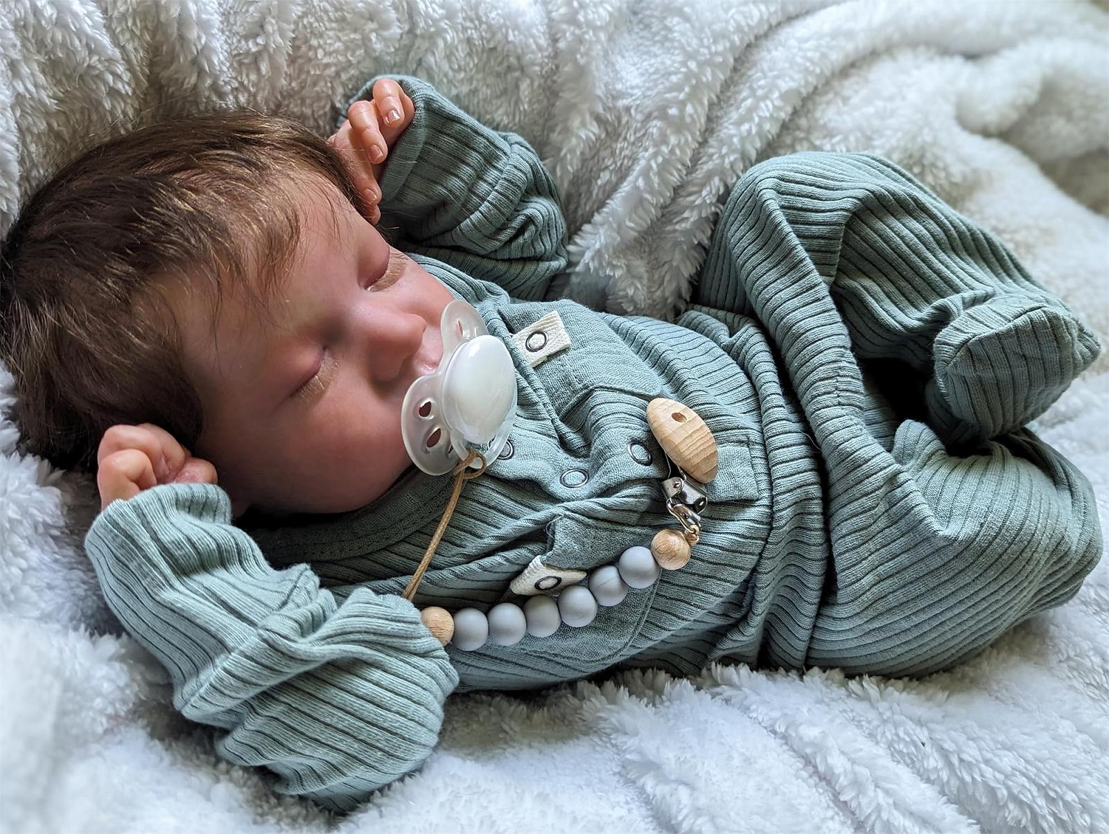 Кукла Zero pam Reborn Baby Boy Силиконовая 48 см Водонепроницаемая, фото №2