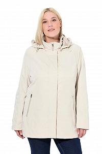 Жіноча Куртка Ulla Popken Plus Size Softshell Довга Водонепроникна 2 Way Zip з Капюшоном 837664 - Фото 1