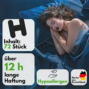 Пластирі для сну HARMONY (72 шт. в упаковці) Преміум тейп для рота для сну synthetic.ua - Фото 1