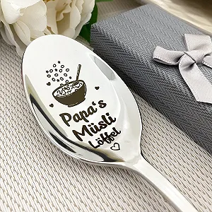 Ложка для пластівців  Papa's Cereal Spoon з індивідуальним гравіюванням - Фото 1