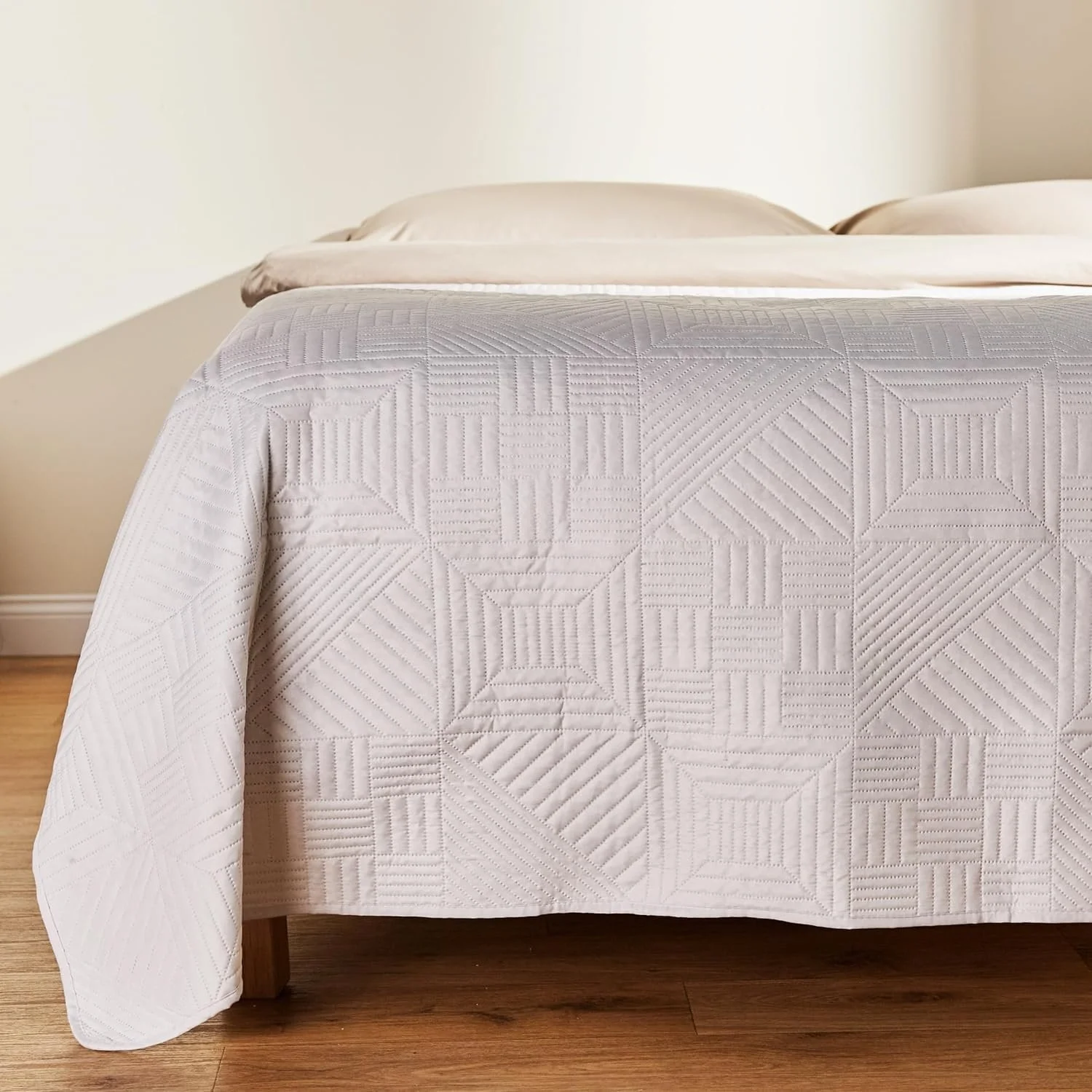 Покрывало ESSEX 170 x 210 см Бежевый, фото №5