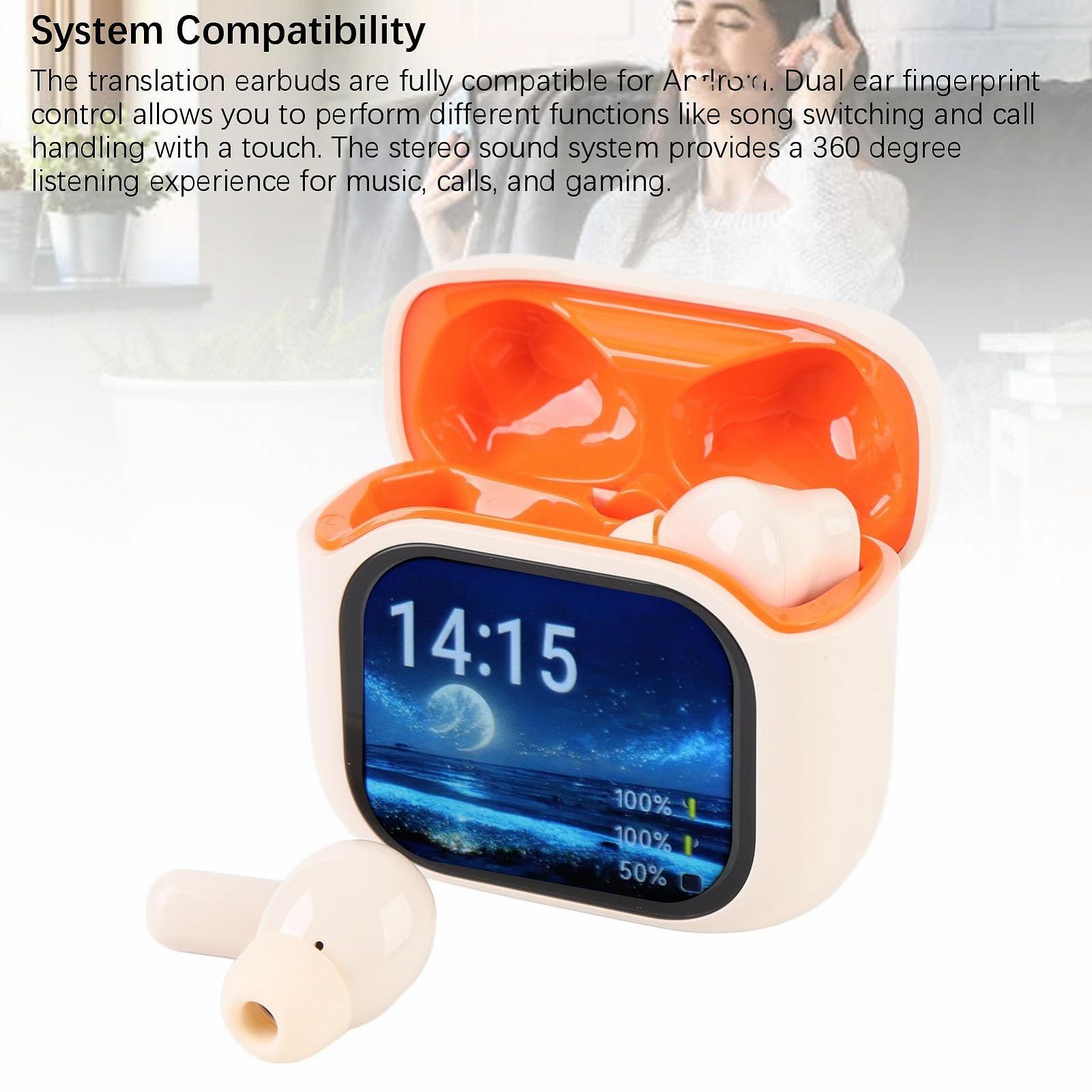 Наушники-переводчики Cryfokt, бежевый, фото №4