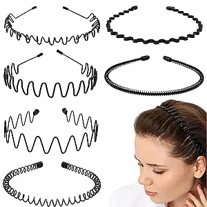 Металлический обруч для волос Унисекс Регулируемый - Фото 1