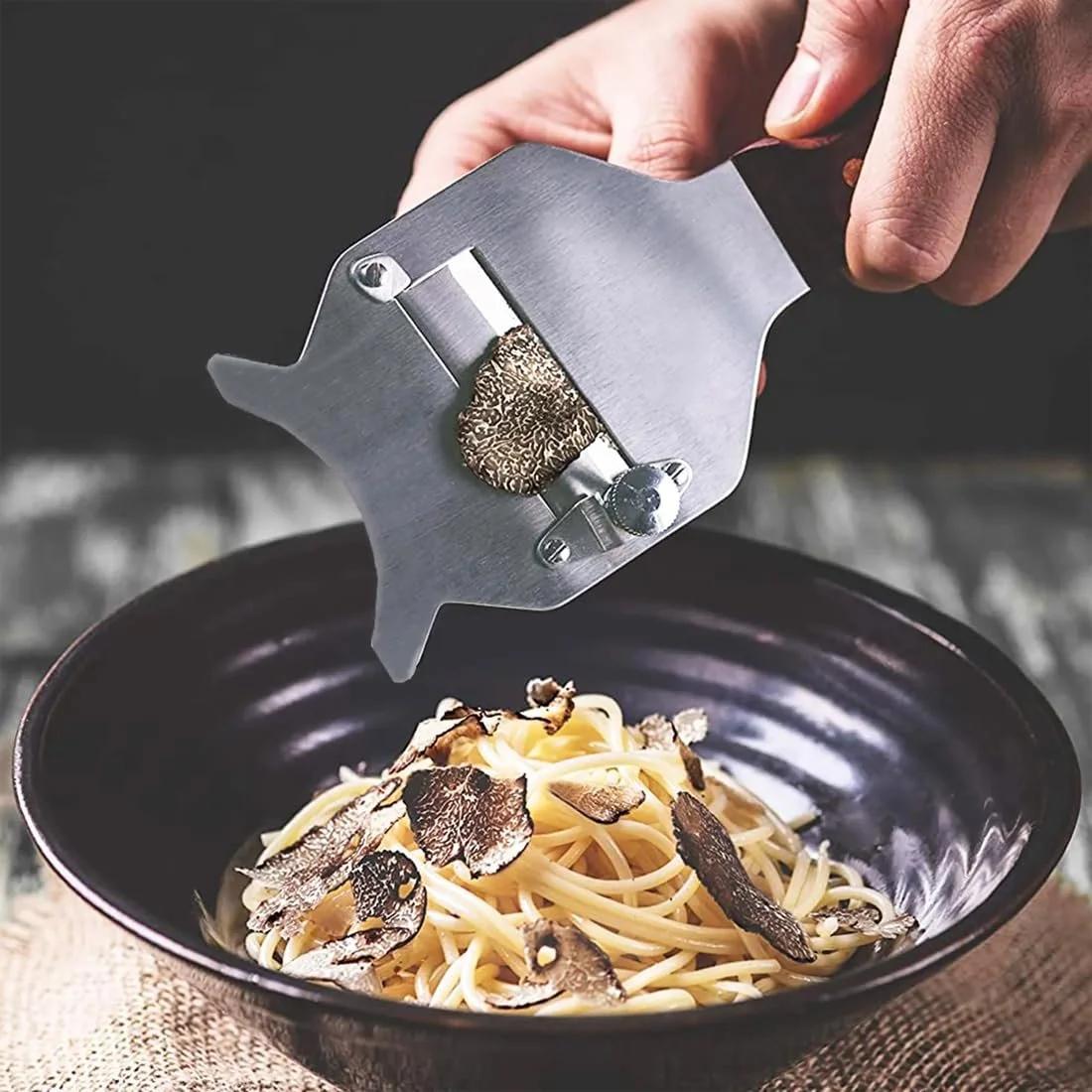 Слайсер для трюфелей 8x19.5 см, гладкий, для сыра., фото №5 Слайсер для трюфелей 8x19.5 см, гладкий, для сыра., фото №5