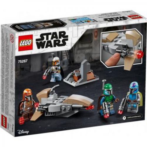 Конструктор LEGO Star Wars Бойовий набір мандалорці 102 деталі 75267, фото №6