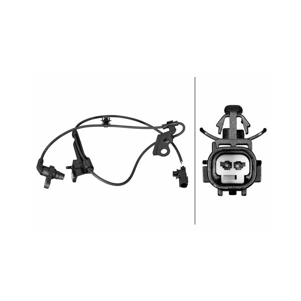 Датчик частоти обертання колеса HELLA 6PU 358 218-701 для TOYOTA, передній міст, фото №1 Датчик частоти обертання колеса HELLA 6PU 358 218-701 для TOYOTA, передній міст, фото №1