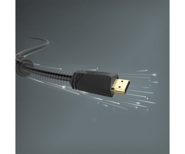 HAMA Кабель HDMI 4K Ethernet Gold 10 m Black, фото №2