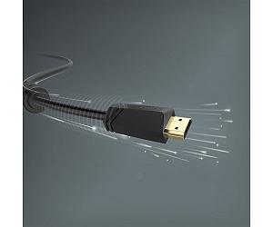 HAMA Кабель HDMI 4K Ethernet Gold 10 m Black synthetic.ua - Фото 1