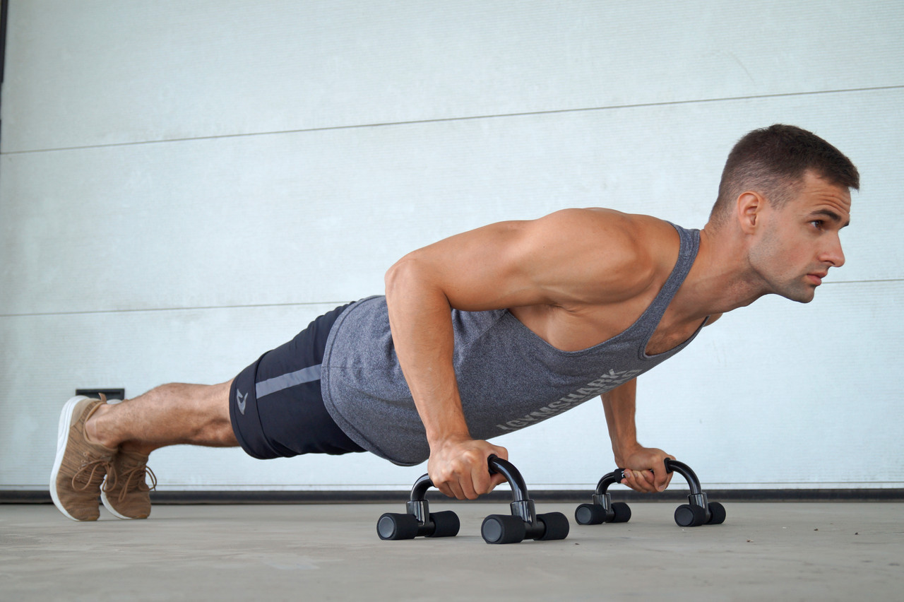 Упори для віджимань PowerPlay 4316 Push Up Bars пластикові Скошені, фото №5
