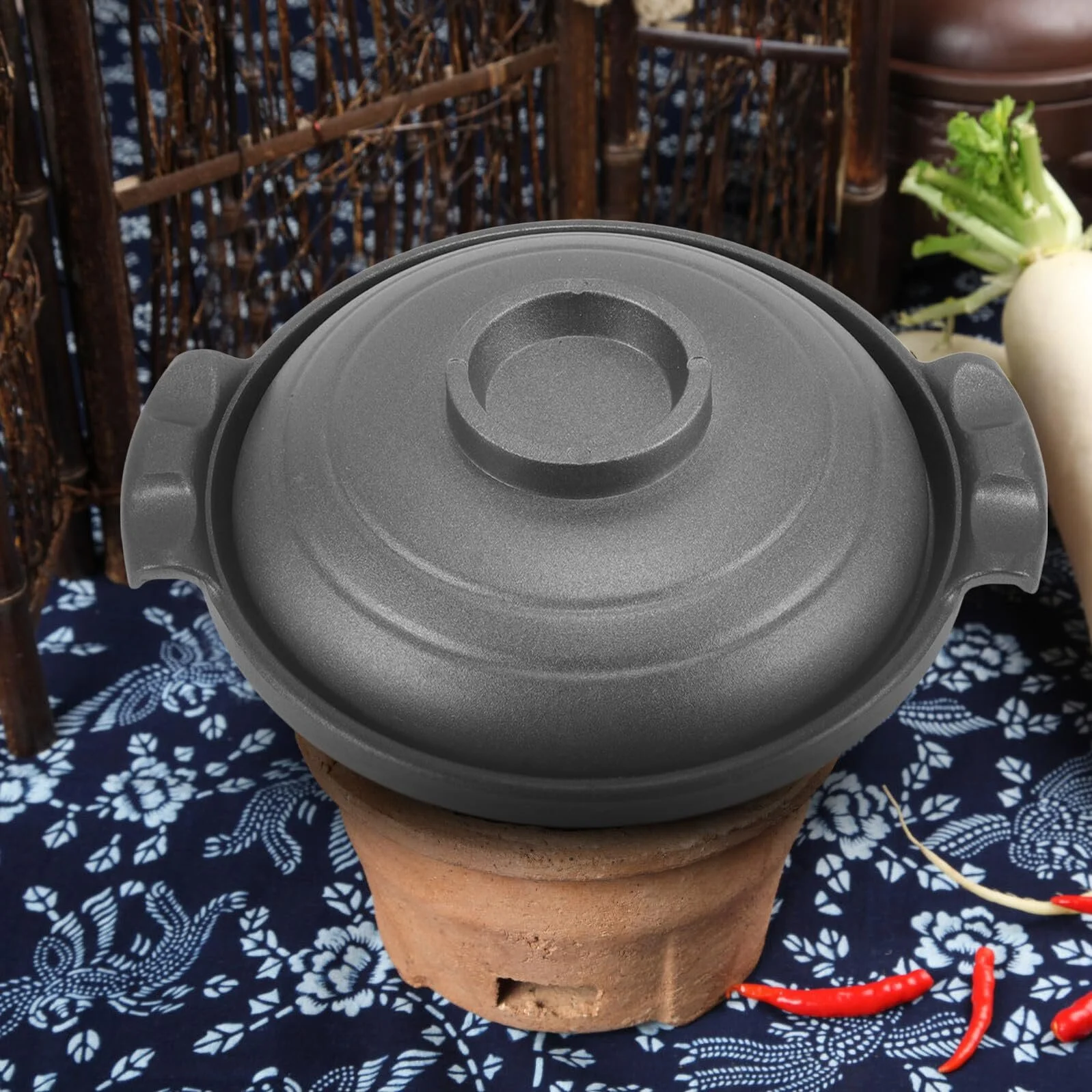 Кастрюля керамическая Cabilock с крышкой 16 см, фото №4 Кастрюля керамическая Cabilock с крышкой 16 см, фото №4