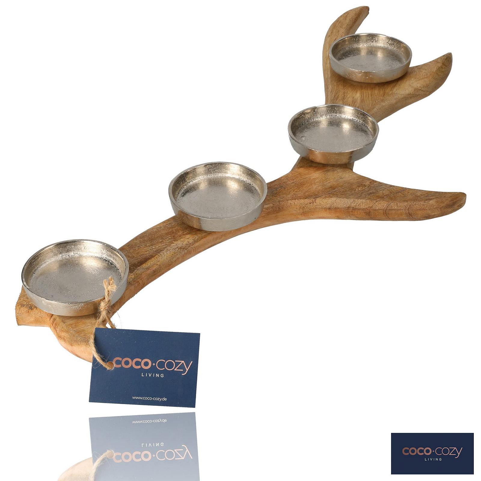 Свечник Skagen Wooden Antler 56 см для 4 свечей, фото №4