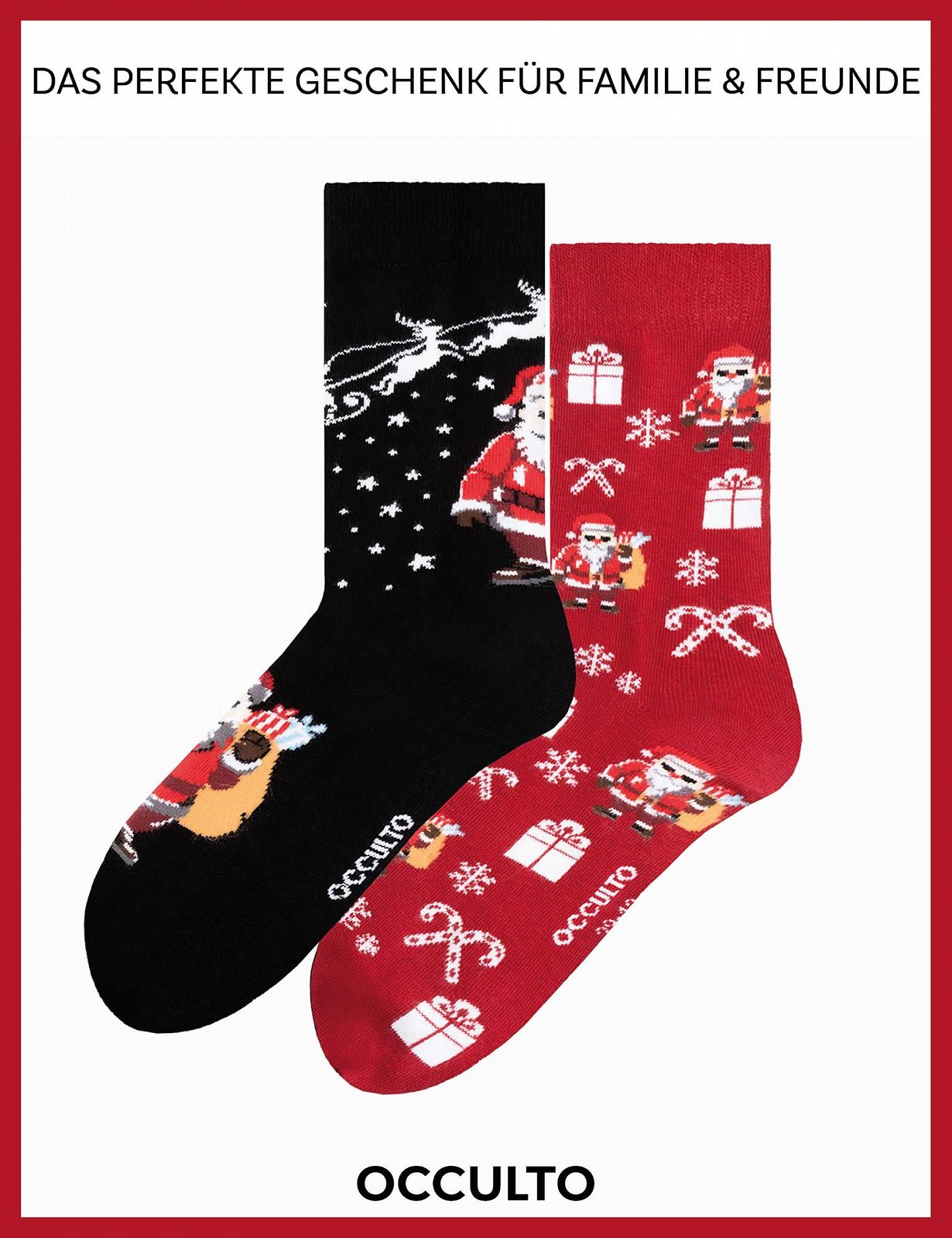 Носки Occulto Рождественские 2 шт (Модель: Santa), фото №2