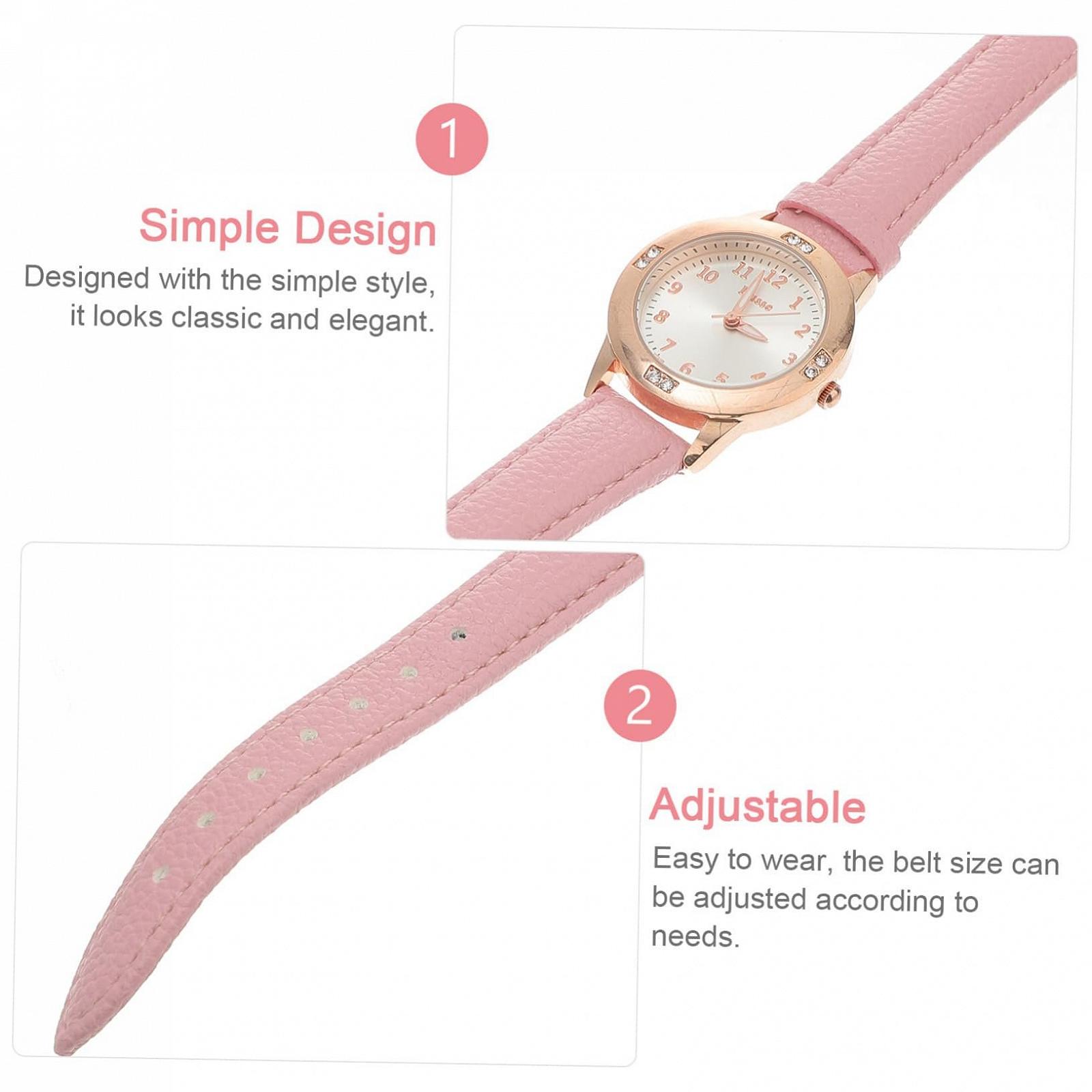 Часы женские PartyKindom Luminous Waterproof White Stainless Steel, фото №9