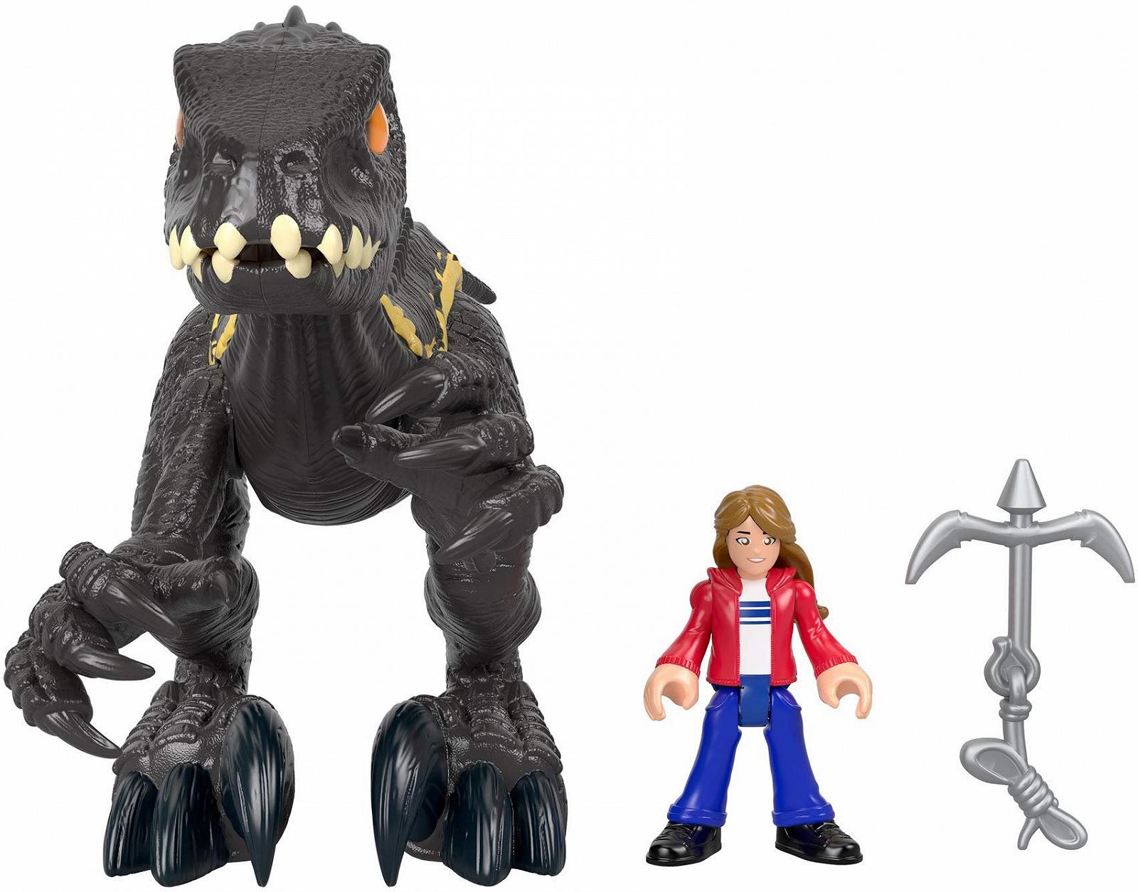 Фигурка Fisher-Price Imaginext Jurassic World Индораптор и Мэйси, фото №5