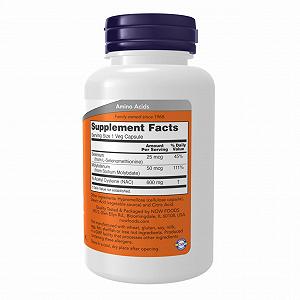 Nac-Acetyl Cysteine 600mg 250 vcaps synthetic.ua - Фото 1