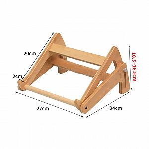 Підставка для ноутбука Uonlytech складана регульована ергономічна для покращення постави захист хребта synthetic.ua - Фото 1